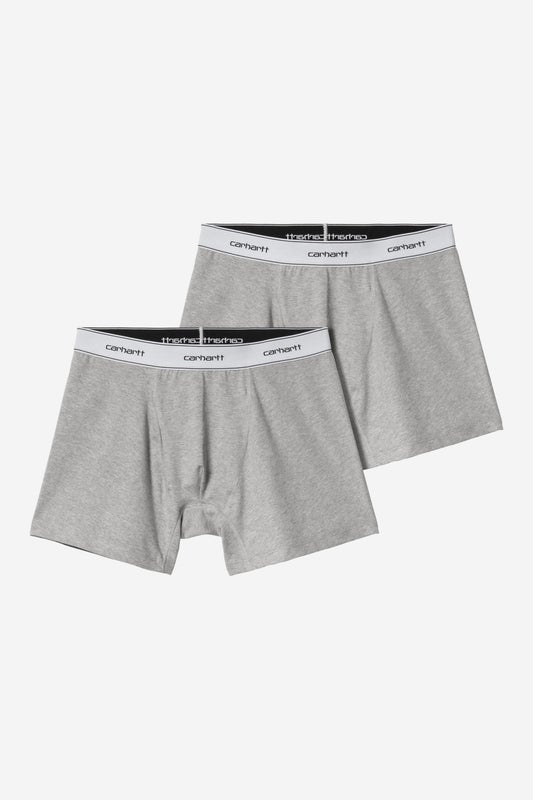 Carhartt Cotton Trunks 2-pack, grey heather + grey heather
