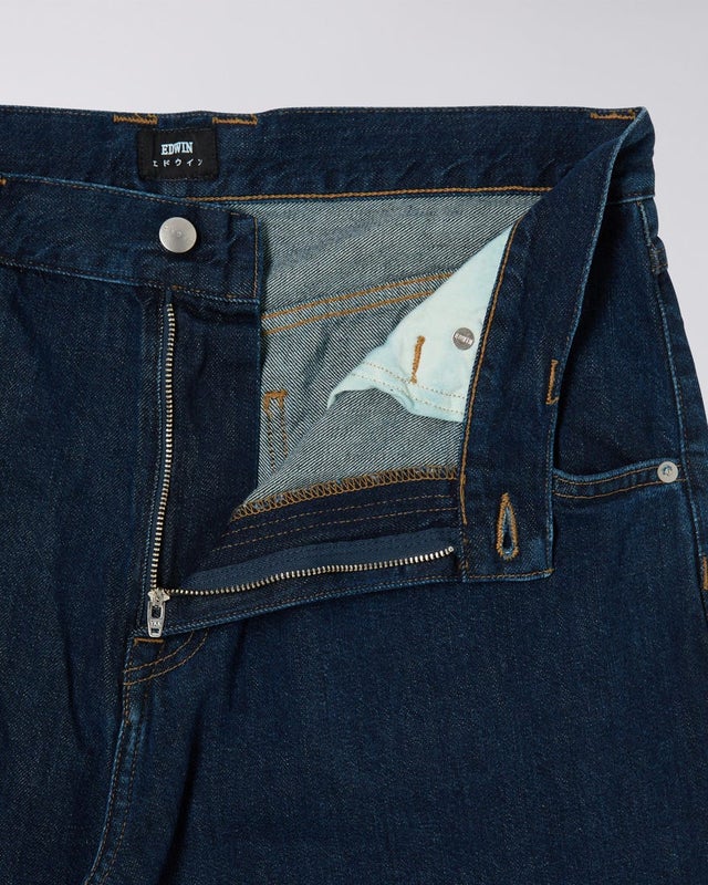 Edwin Tyrell Pant, blue dark marble wash