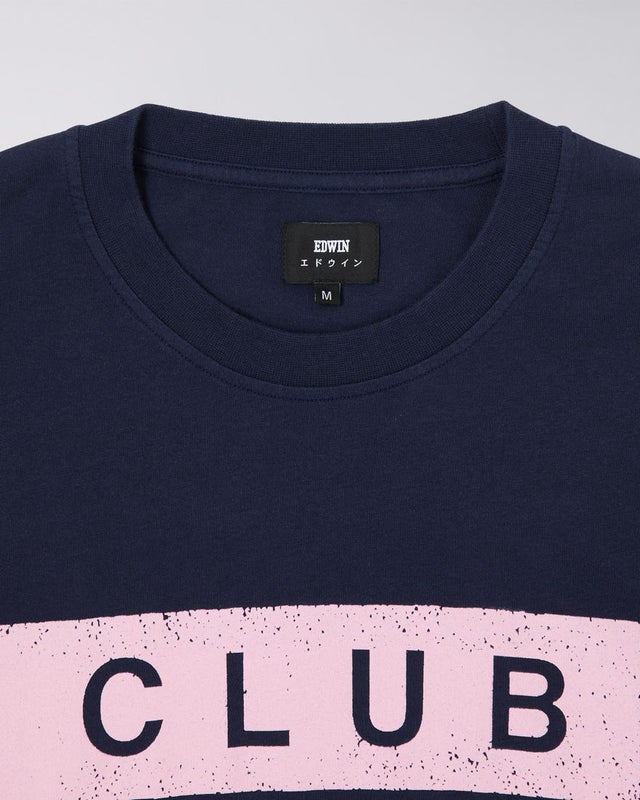 Edwin Club Love LS Tee, maritime navy