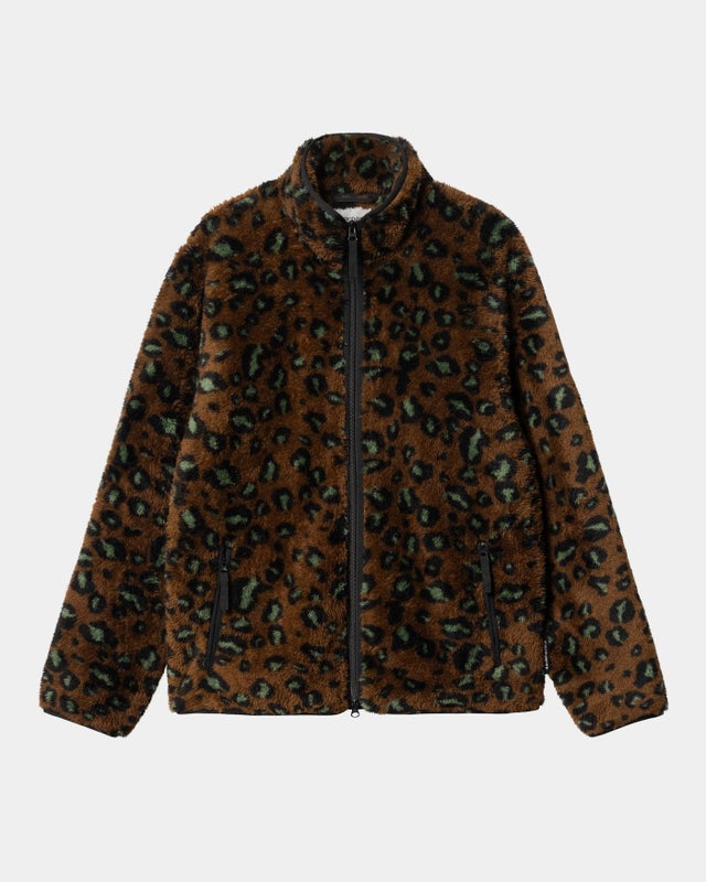 Carhartt Jebson Sweat Jacket, camo leo / tamarind / black