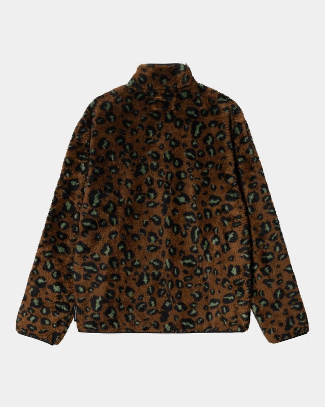 Carhartt Jebson Sweat Jacket, camo leo / tamarind / black