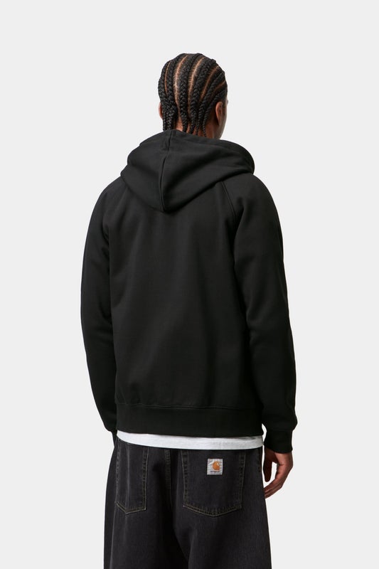 Carhartt Hooded Chase Jacket, black / gold