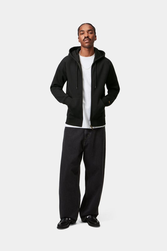 Carhartt Hooded Chase Jacket, black / gold