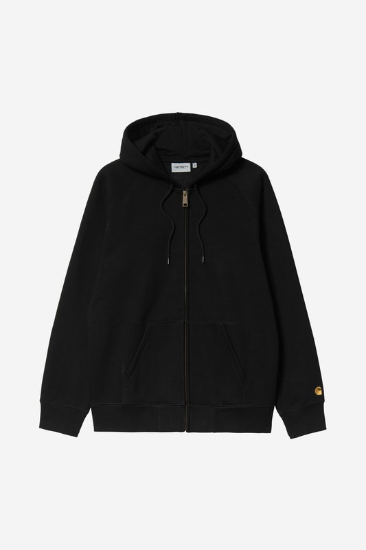 Carhartt Hooded Chase Jacket, black / gold