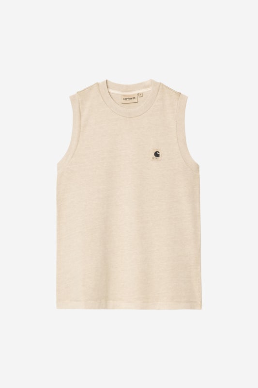 Carhartt Women's Nelson A-Shirt, fleur de sel garment dyed