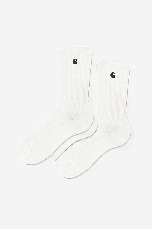Carhartt Madison Socks 2-pack, white + white.