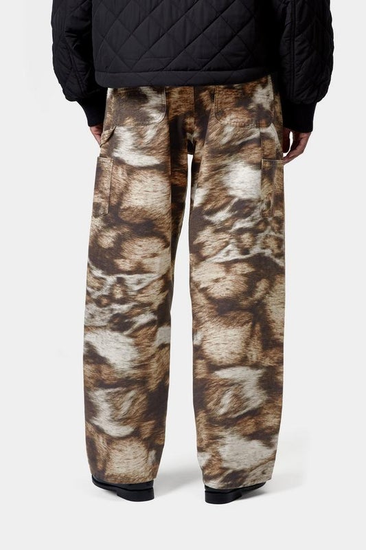 Carhartt Women's Brandon Single Knee Pant, wild dog print