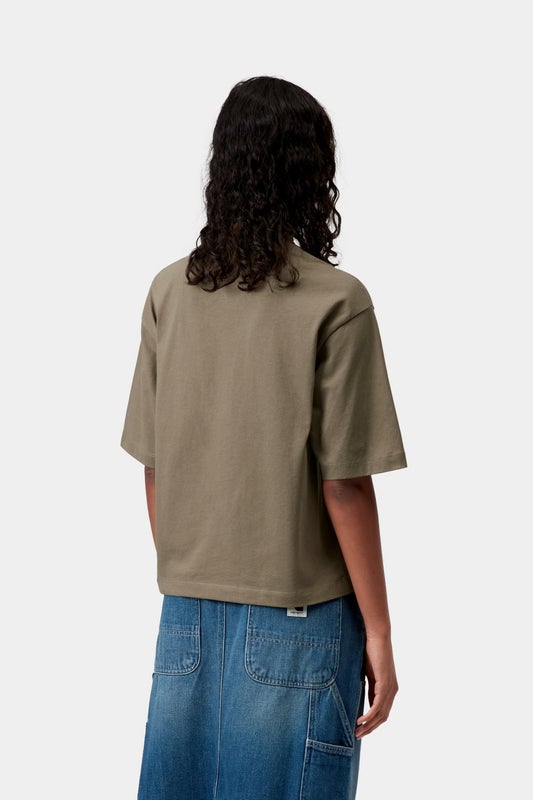 Carhartt Women's Hackwork Tee, brass / salt