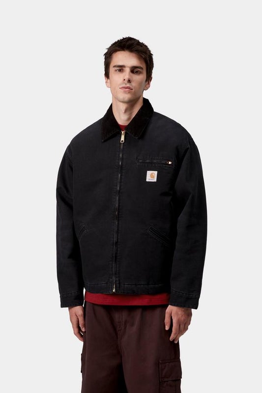 Carhartt OG Detroit Jacket (Winter), black / black stone canvas