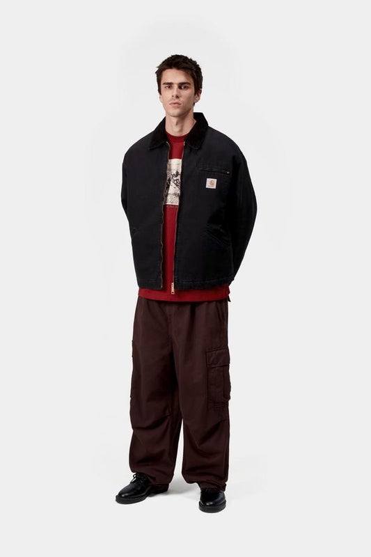 Carhartt OG Detroit Jacket (Winter), black / black stone canvas