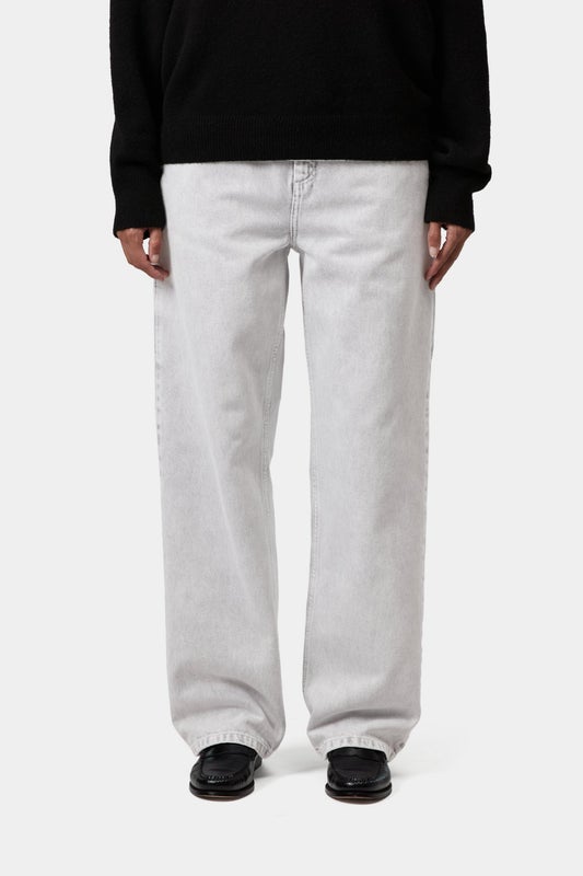 Carhartt Women's Pierce Straight Pant, black chalk wash