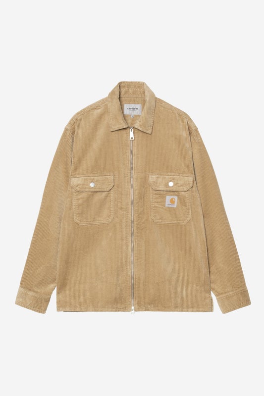 Carhartt Reynold Shirt Jac, leather rinsed.