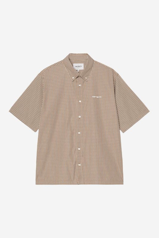 Carhartt Groff S/S Shirt, hamilton brown