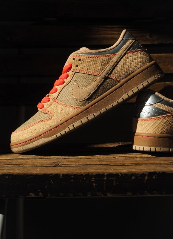 Nike SB Dunk Low 'Songkran', canvas / vachetta / tan