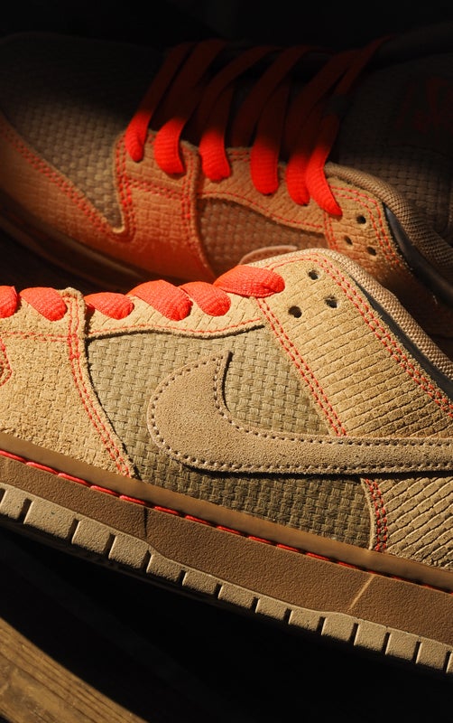 Nike SB Dunk Low 'Songkran', canvas / vachetta / tan