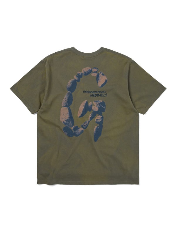 thisisneverthat X Gramicci Sun Faded Tee, dark olive