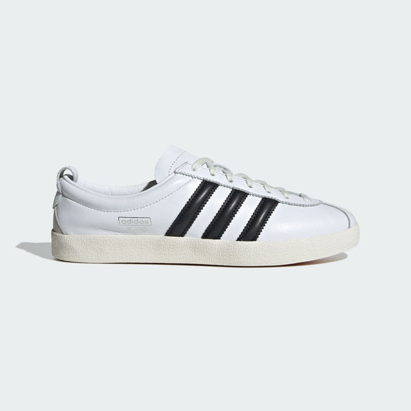 adidas Blanc W, footwear white / core black / gold metallic.