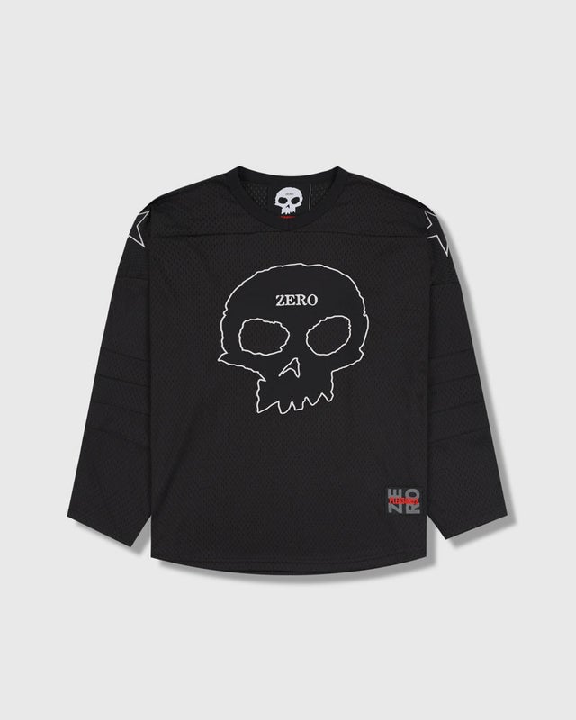 Pleasures X Zero Jamie Hockey Jersey, black