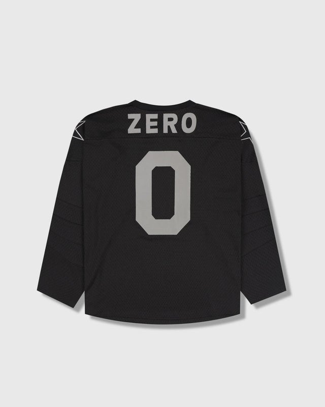 Pleasures X Zero Jamie Hockey Jersey, black