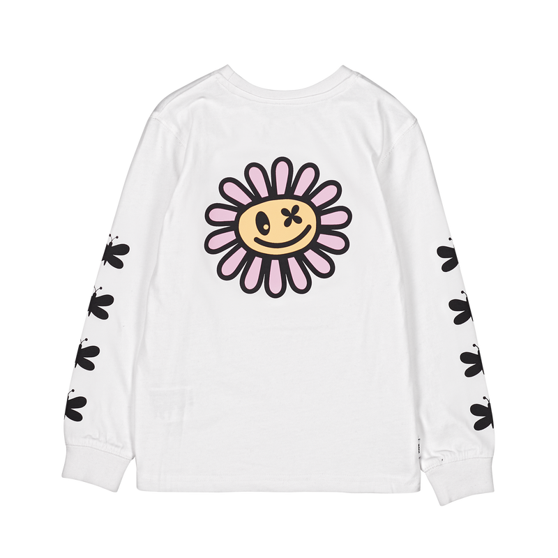 Makia Flower Long Sleeve KIDS, white
