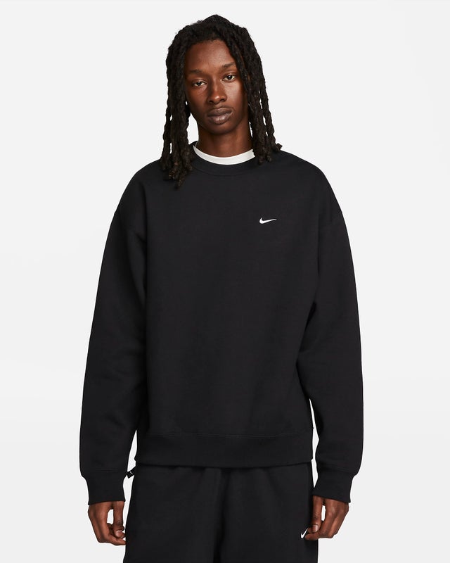 Nike Solo Swoosh Crew, black / white