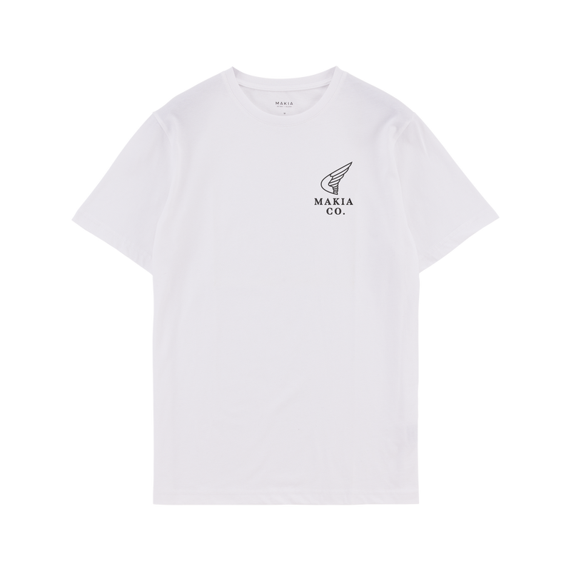 Makia Airborne Tee, white