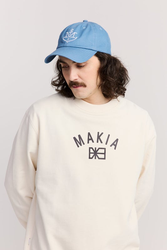 Makia Port Sweatshirt, natural white