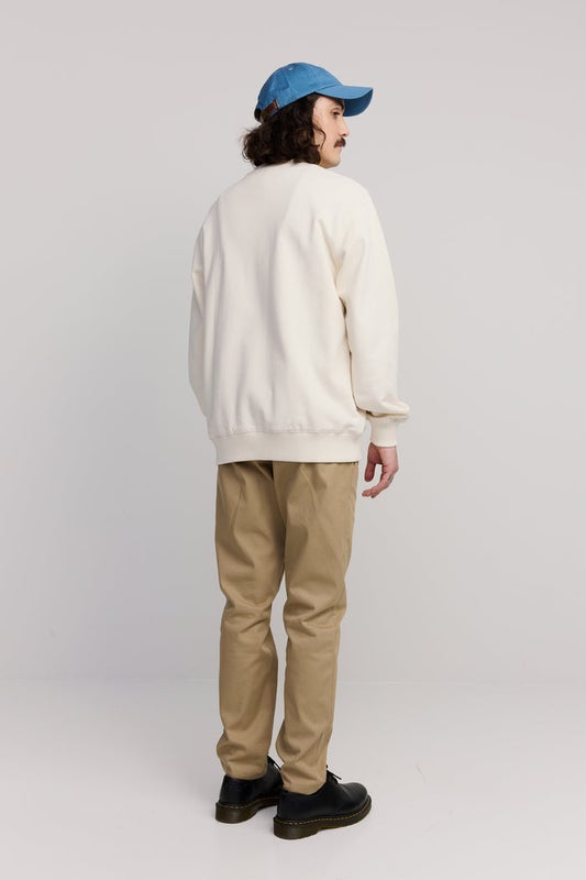 Makia Port Sweatshirt, natural white