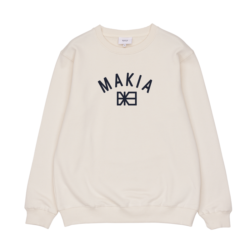Makia Port Sweatshirt, natural white