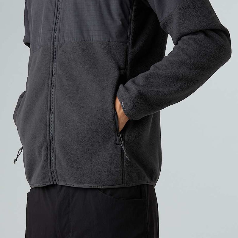 The North Face Glacier Heavyweight Full-Zip Fleece, asphalt grey