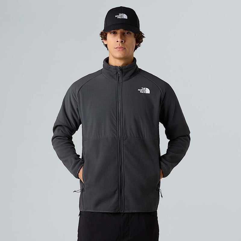 The North Face Glacier Heavyweight Full-Zip Fleece, asphalt grey