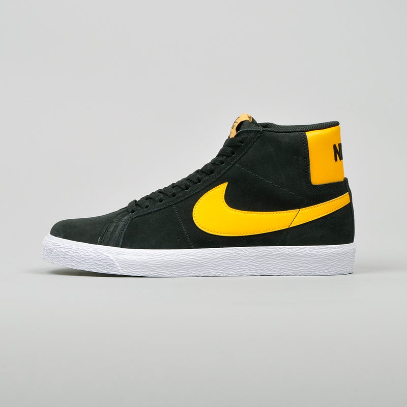 Nike SB Blazer Mid, black / university gold / white