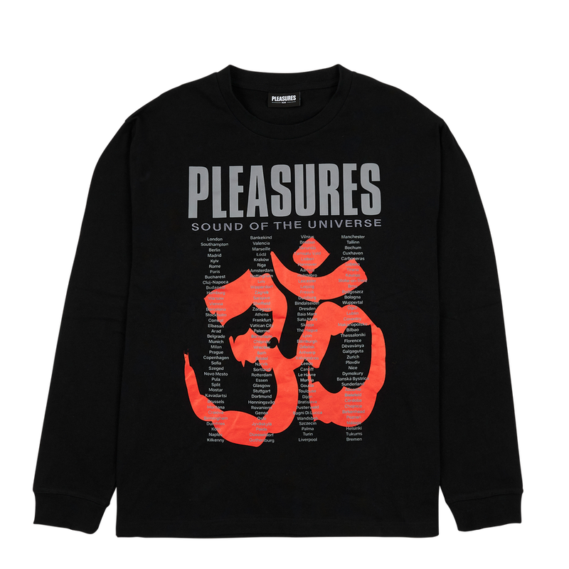Pleasures Universe Longsleeve, black