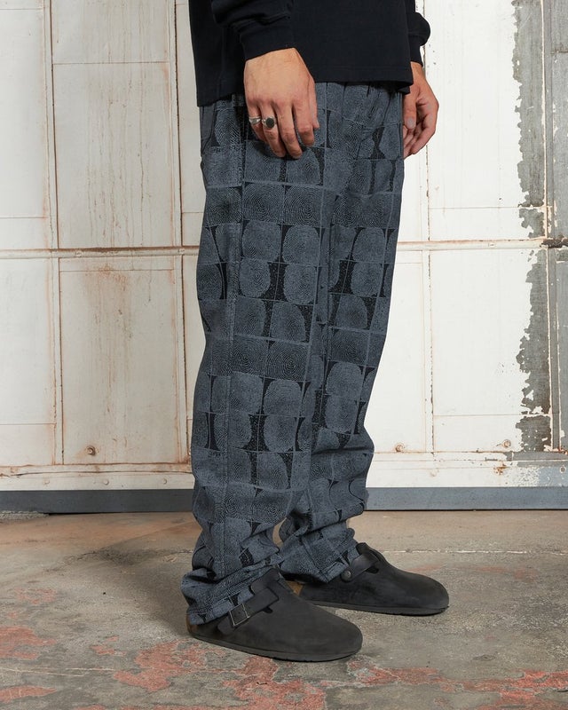 Pleasures Trace Denim Work Pant, black