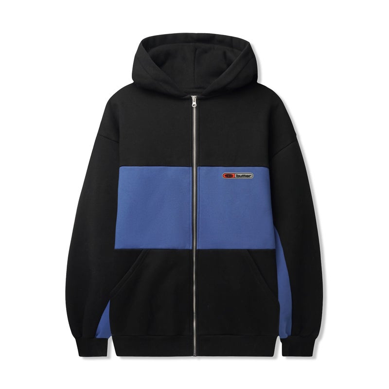 Butter Panel Zip-Thru Hood, black