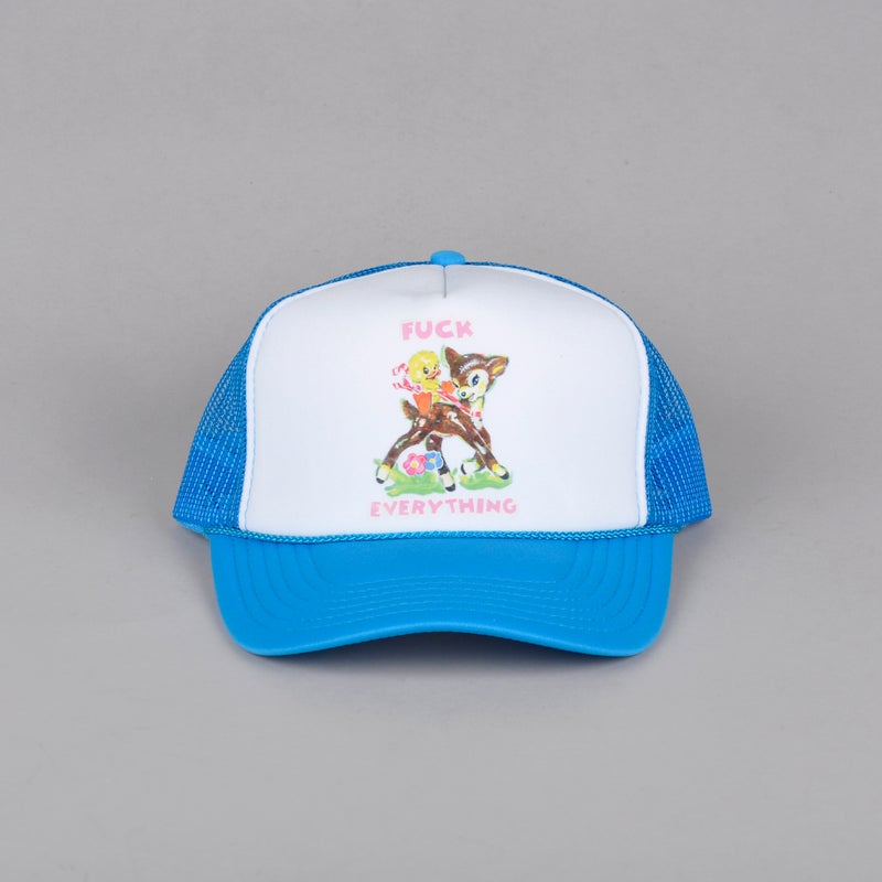 Paradise Fuck Everything Trucker, blue