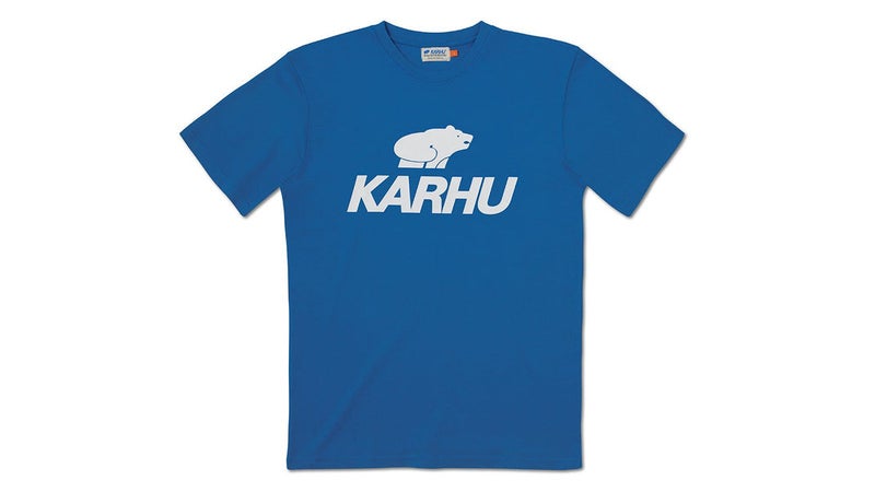 Karhu Classic Logo T-Shirt. daphne / white.