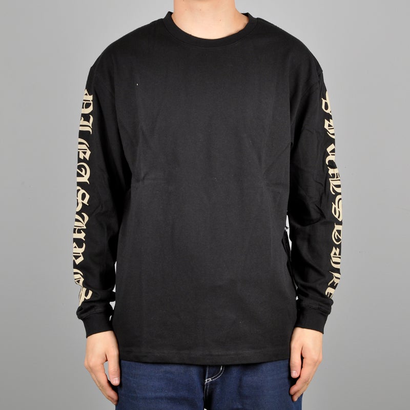 Pleasures Old E Heavyweight LS, black