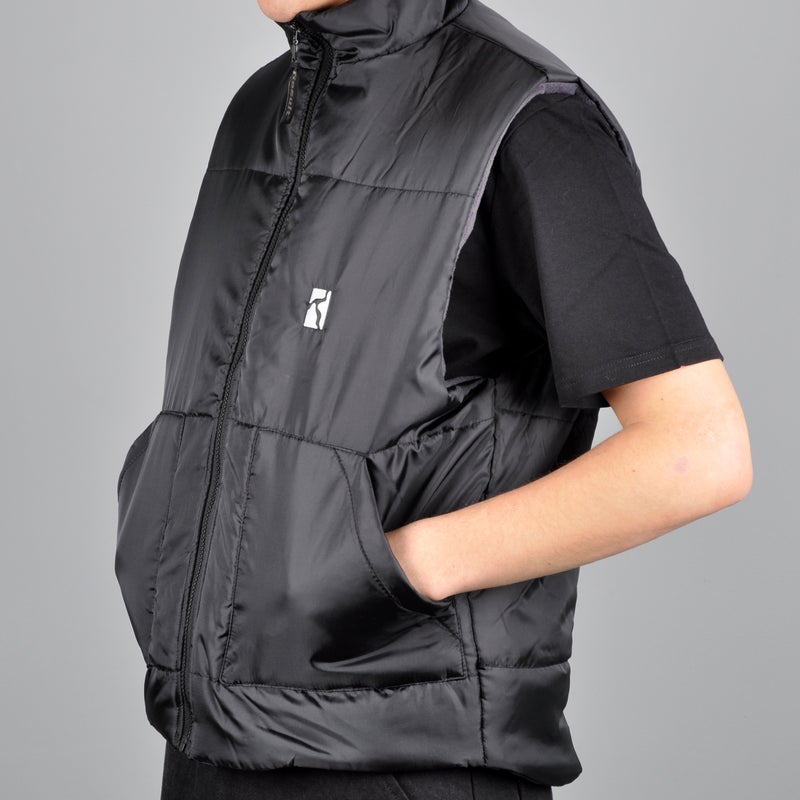 Poetic Collective Puffer Vest, black