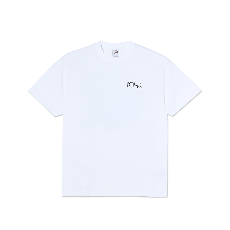 Polar Happy Sad Fill Tee, white