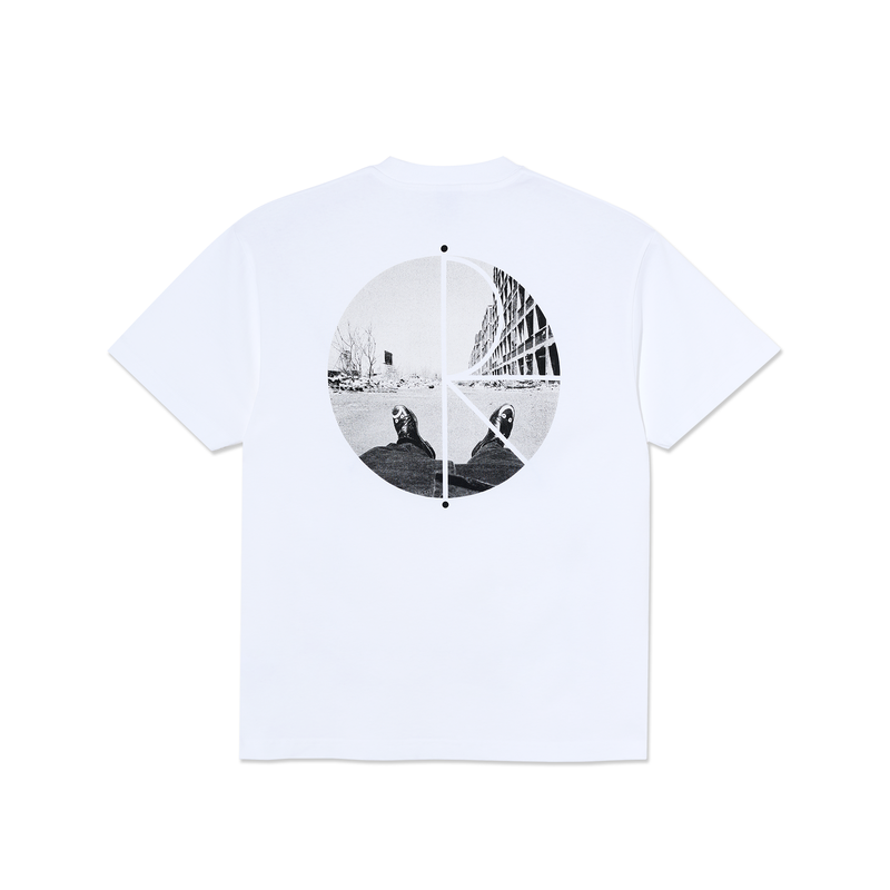 Polar Happy Sad Fill Tee, white