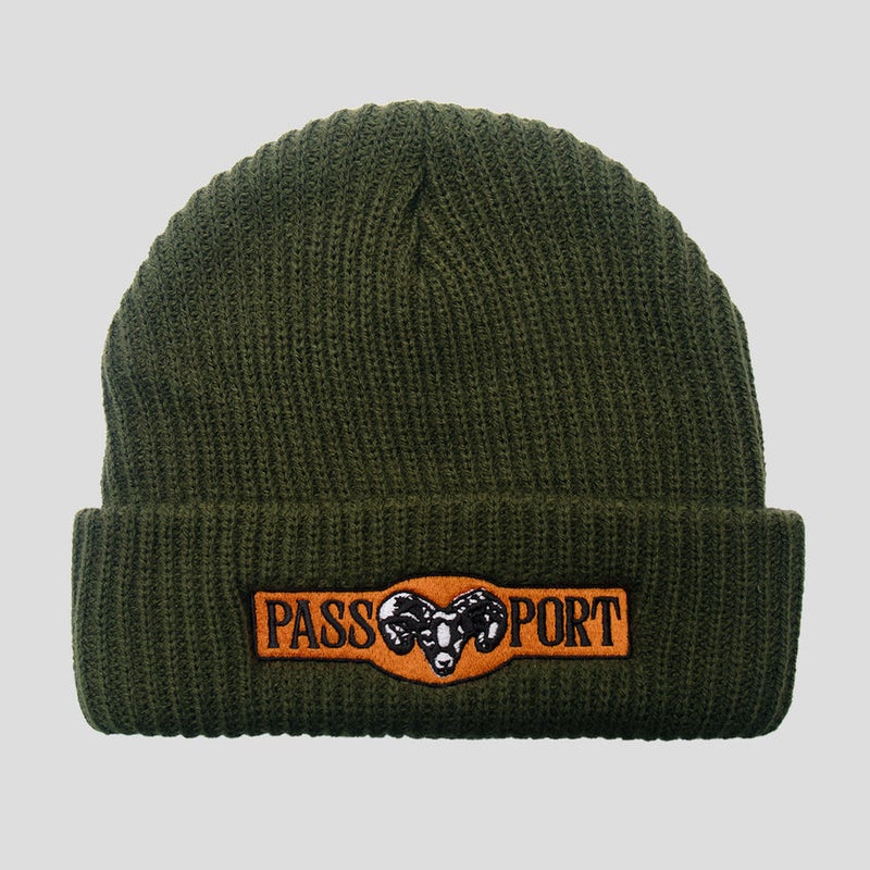 Pass~Port Ram beanie, olive
