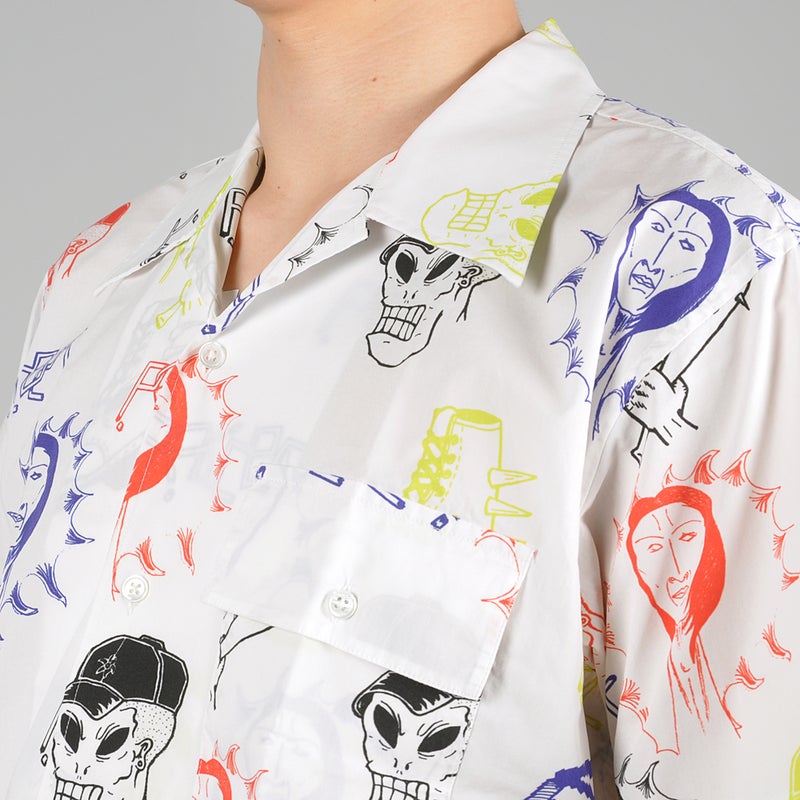 Rassvet Printed Poplin Short Sleeve, hardcore print