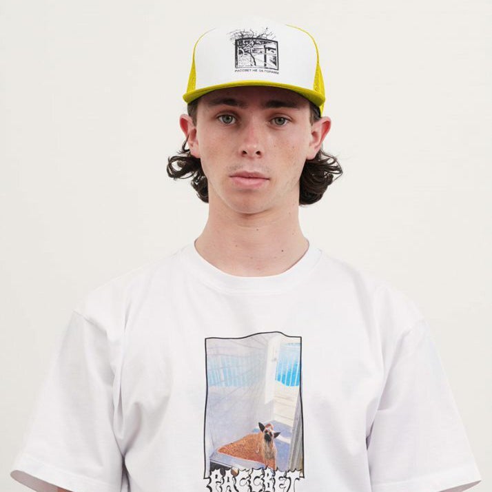 Rassvet Window Logo trucker, yellow