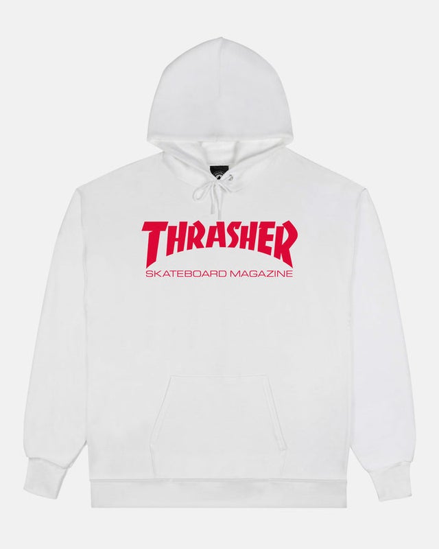 Thrasher Skate Mag hood, white / red