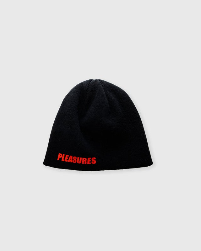 Pleasures X Zero Single Skully Beanie, black