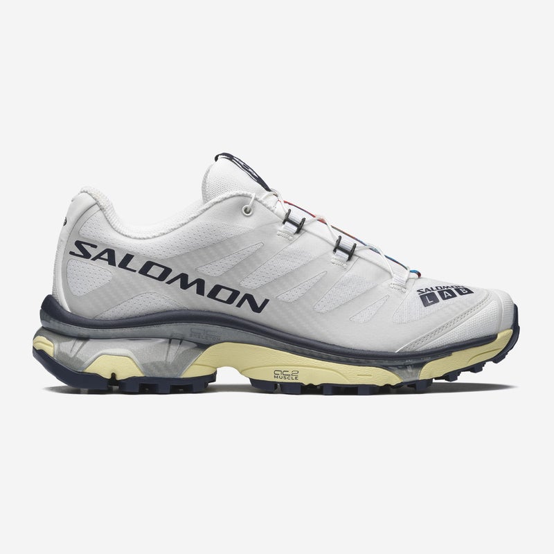Salomon XT-4, white / lunar rock / night sky.