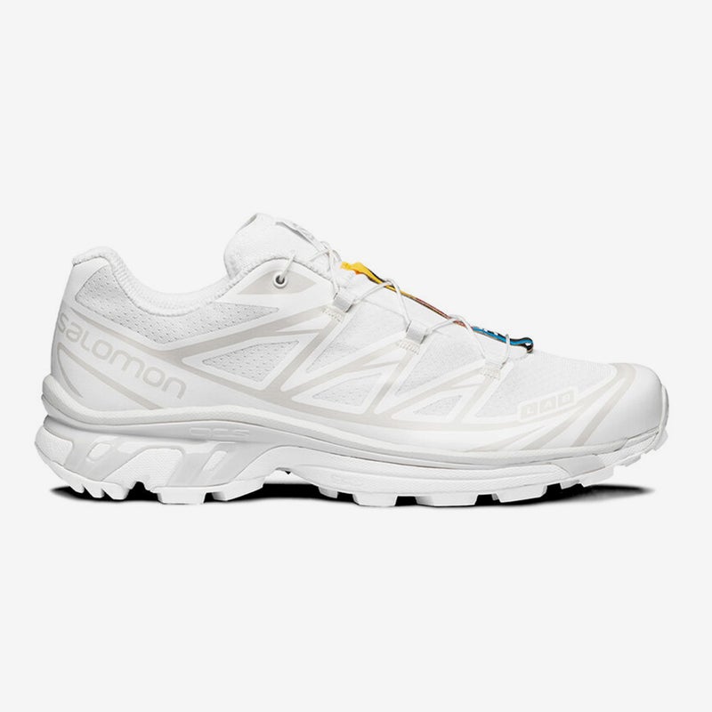 Salomon XT-6, white / white / lunar rock.