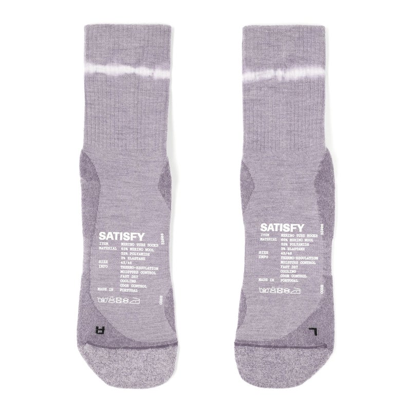 Satisfy Merino Nylon Tube Socks, tie-dye / dusk