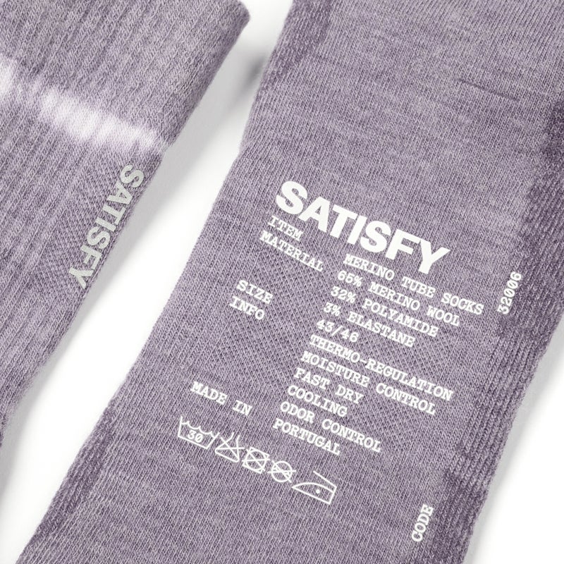 Satisfy Merino Nylon Tube Socks, tie-dye / dusk